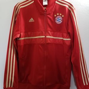 ADIDAS FC BAYERN MUNCHEN SOCCER TRACK JACKET